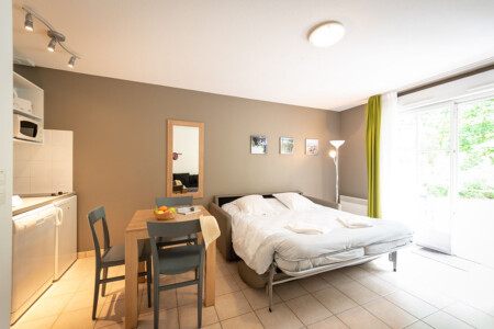 Studio 3 personnes - Le couchage