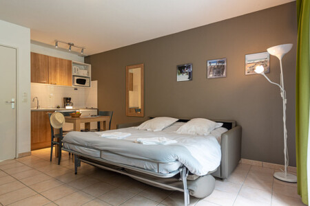 Studio 3 personnes - Le couchage